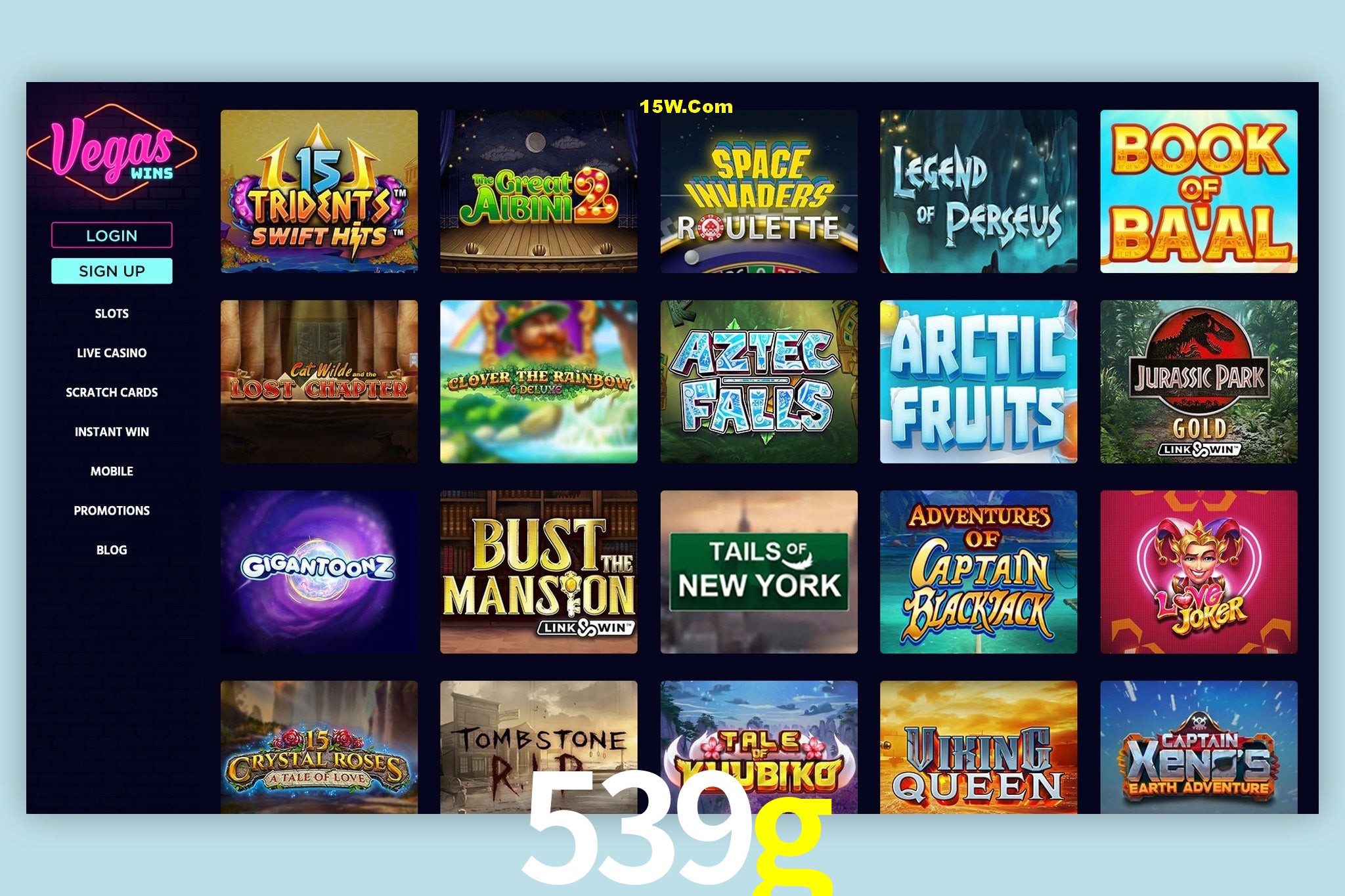 Welcome Bonus 539g
